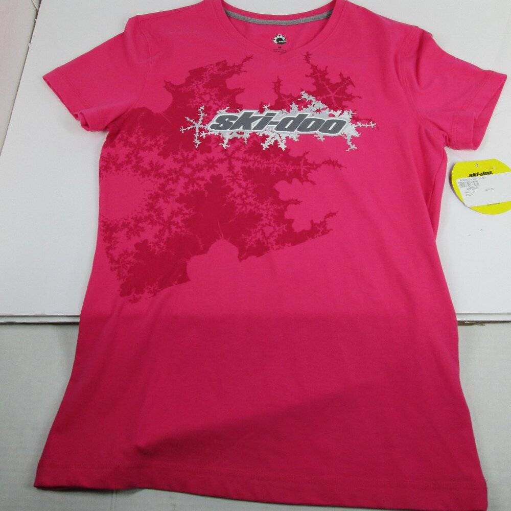 BRAND NEW SKI-DOO WOMEN'S PINK T-SHIRT P/N 4536530639 Size M